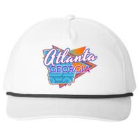 Atlanta Georgia Vintage Retro Throwback Snapback Five-Panel Rope Hat