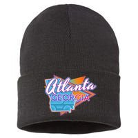 Atlanta Georgia Vintage Retro Throwback Sustainable Knit Beanie