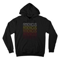 Americus Ga Vintage Style Georgia Hoodie