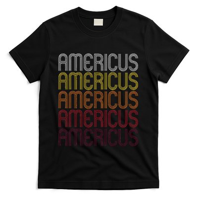 Americus Ga Vintage Style Georgia T-Shirt