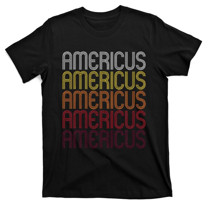 Americus Ga Vintage Style Georgia T-Shirt