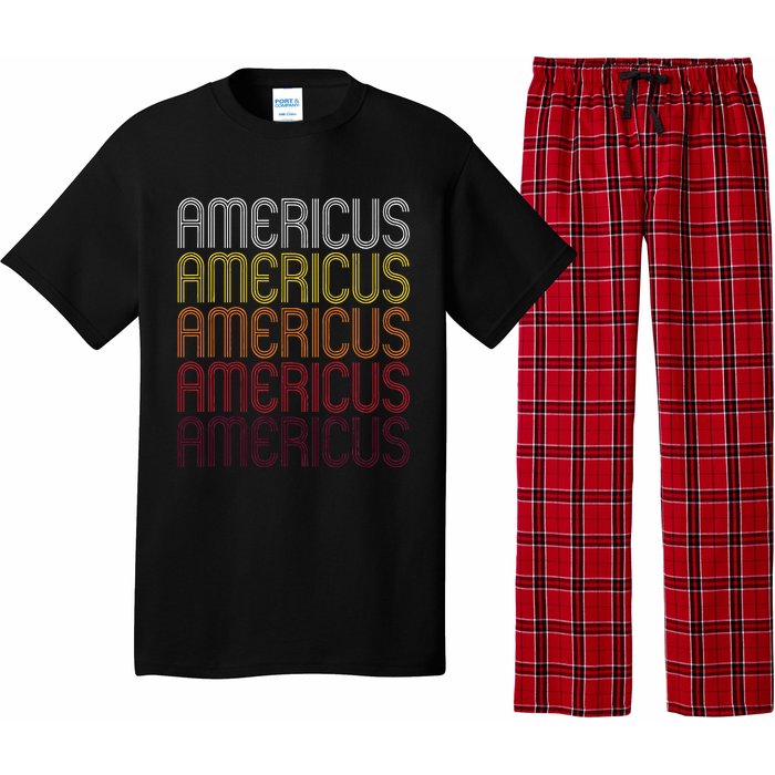 Americus Ga Vintage Style Georgia Pajama Set