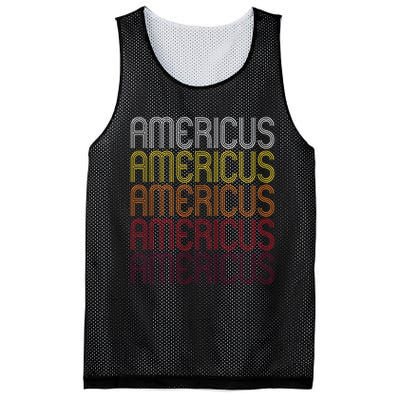 Americus Ga Vintage Style Georgia Mesh Reversible Basketball Jersey Tank