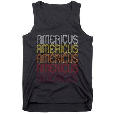 Americus Ga Vintage Style Georgia Tank Top