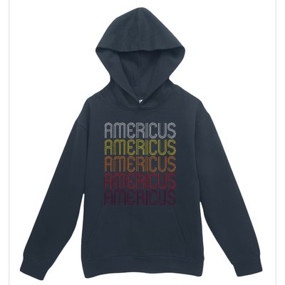 Americus Ga Vintage Style Georgia Urban Pullover Hoodie