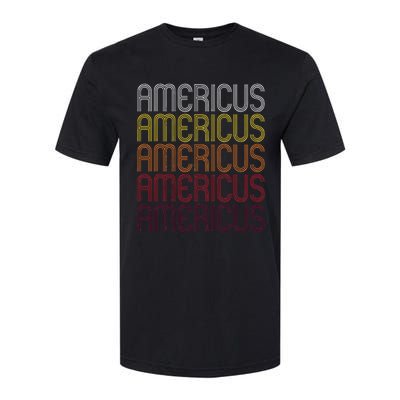 Americus Ga Vintage Style Georgia Softstyle CVC T-Shirt