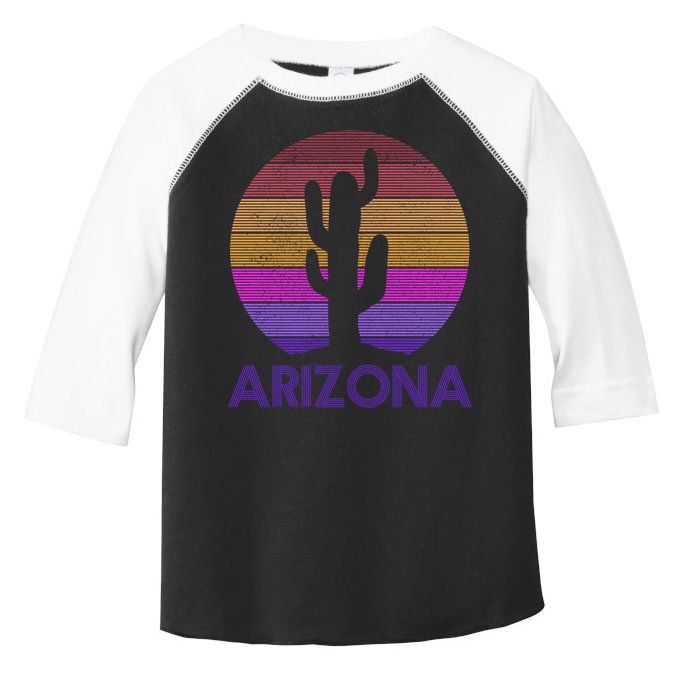 Arizona Gift Vintage Retro Cactus Souvenir Gift Toddler Fine Jersey T-Shirt
