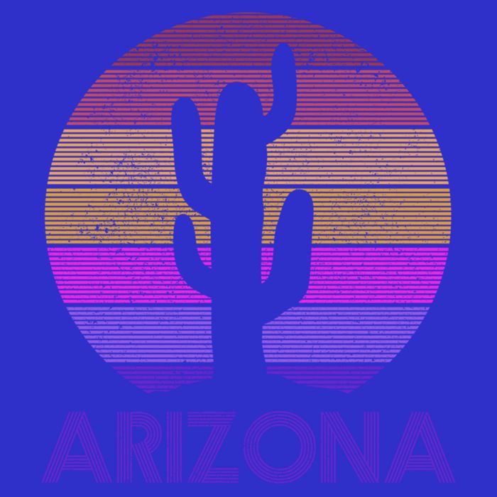 Arizona Gift Vintage Retro Cactus Souvenir Gift Baby Bodysuit