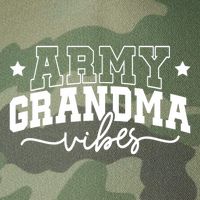 Army Grandma Vibes Legacy Tie Dye Trucker Hat
