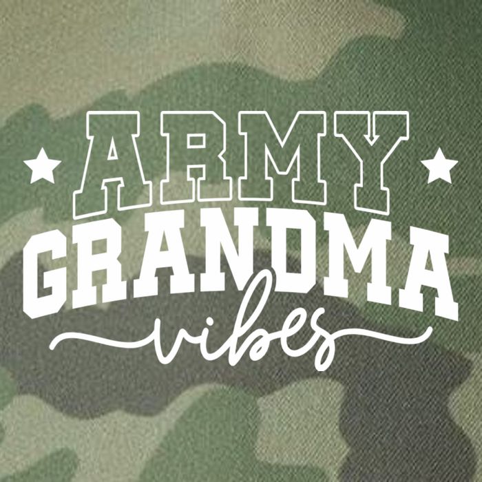 Army Grandma Vibes Legacy Tie Dye Trucker Hat