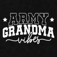 Army Grandma Vibes Ladies PosiCharge Tri-Blend Wicking Tank