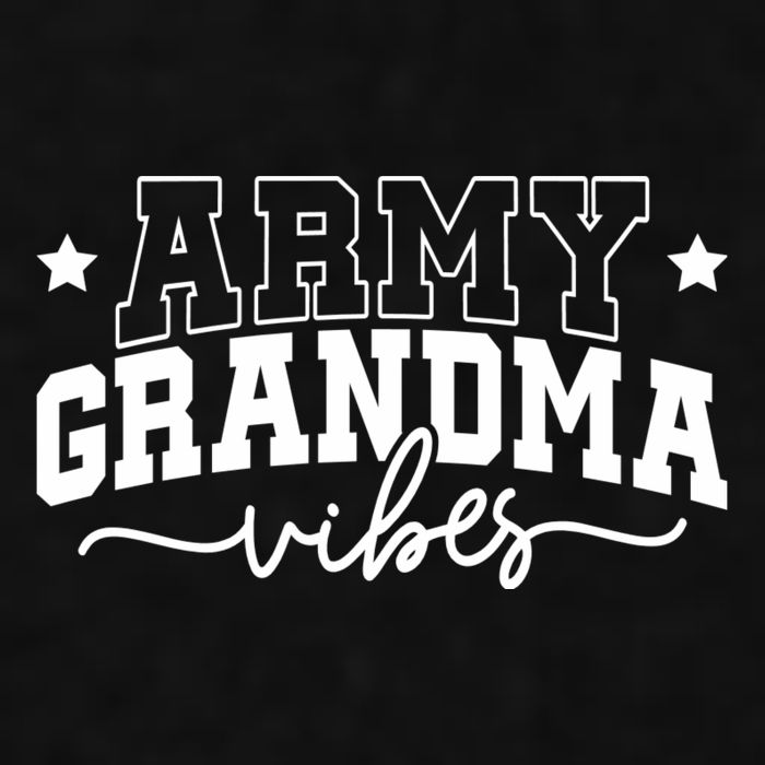 Army Grandma Vibes Ladies PosiCharge Tri-Blend Wicking Tank