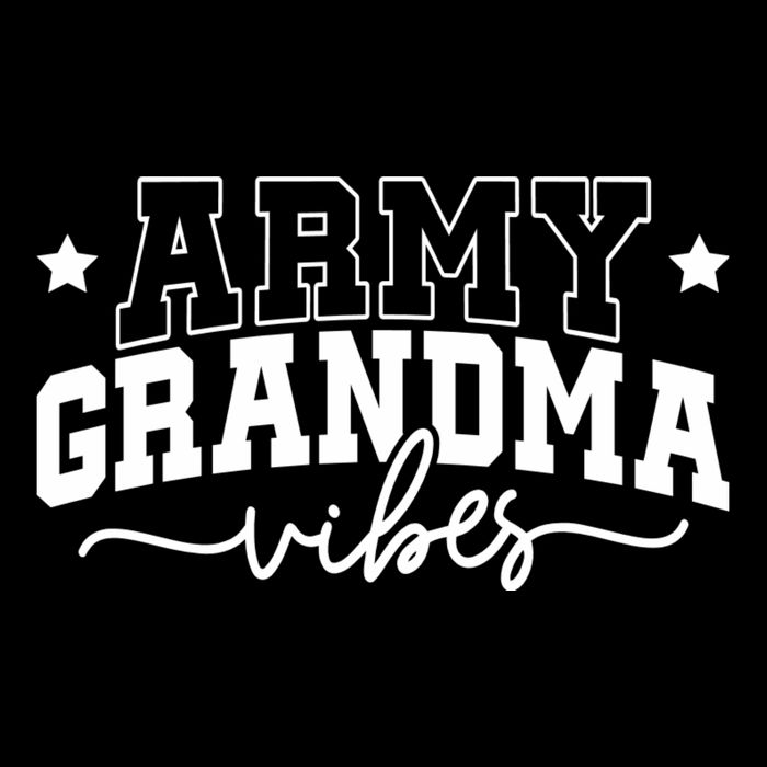 Army Grandma Vibes 7-Panel Snapback Hat