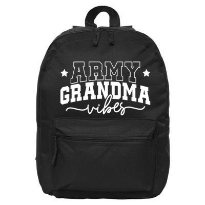 Army Grandma Vibes 16 in Basic Backpack