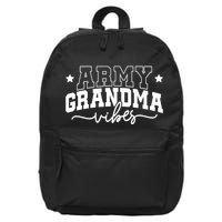 Army Grandma Vibes 16 in Basic Backpack