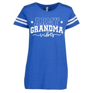 Army Grandma Vibes Enza Ladies Jersey Football T-Shirt