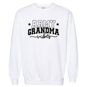 Army Grandma Vibes Garment-Dyed Sweatshirt