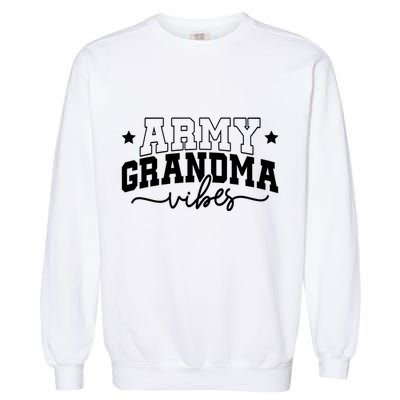 Army Grandma Vibes Garment-Dyed Sweatshirt