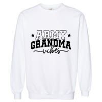 Army Grandma Vibes Garment-Dyed Sweatshirt