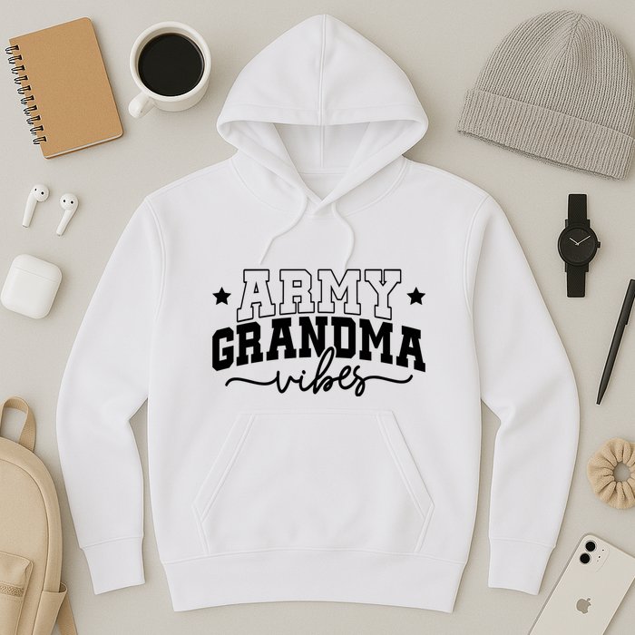 Army Grandma Vibes Hoodie