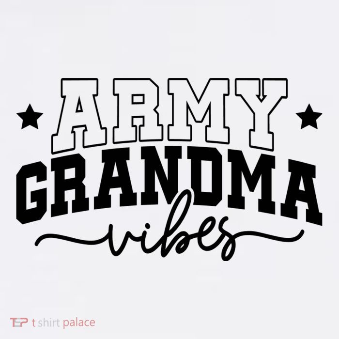Army Grandma Vibes Hoodie
