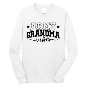 Army Grandma Vibes Long Sleeve Shirt