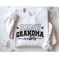 Army Grandma Vibes Sweatshirt