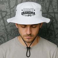 Army Grandma Vibes Bucket Hat