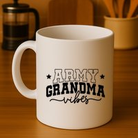 Army Grandma Vibes Mug