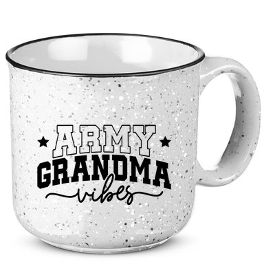 Army Grandma Vibes 15oz Campfire Ceramic Mug