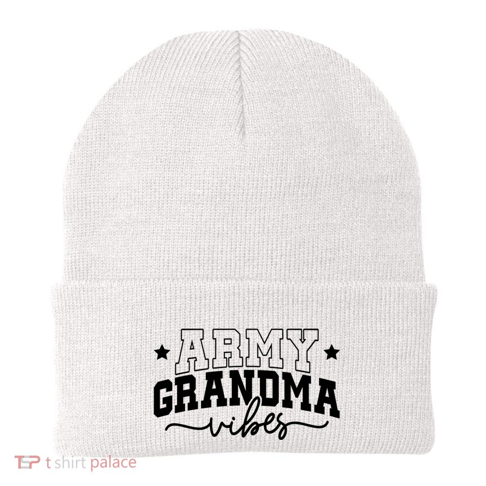 Army Grandma Vibes Beanie