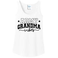 Army Grandma Vibes Ladies Essential Tank