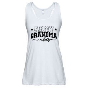 Army Grandma Vibes Ladies Essential Flowy Tank