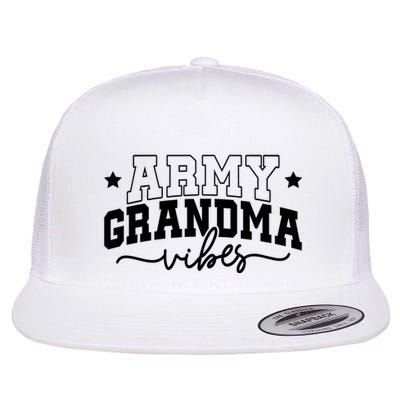Army Grandma Vibes Flatbill Hat