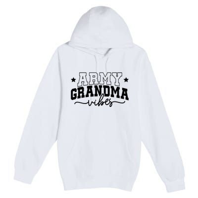 Army Grandma Vibes Premium Pullover Hoodie
