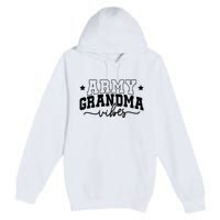 Army Grandma Vibes Premium Pullover Hoodie