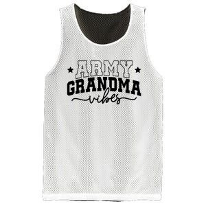 Army Grandma Vibes Mesh Reversible Basketball Jersey Tank