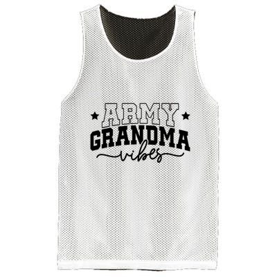 Army Grandma Vibes Mesh Reversible Basketball Jersey Tank