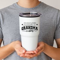 Army Grandma Vibes Tumbler