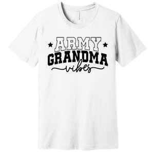 Army Grandma Vibes Premium T-Shirt