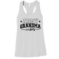 Army Grandma Vibes Women's Racerback Tank