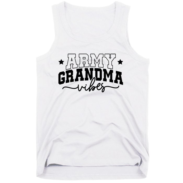 Army Grandma Vibes Tank Top