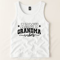 Army Grandma Vibes Tank Top