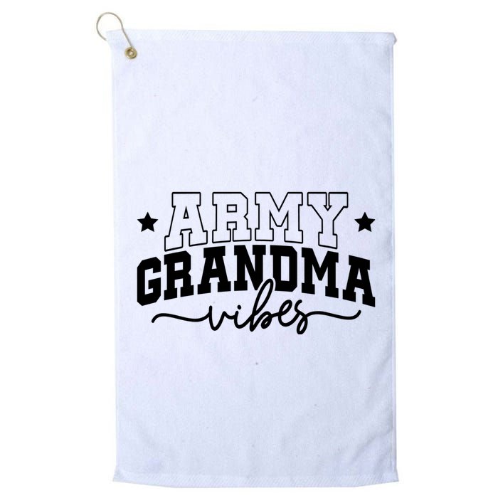 Army Grandma Vibes Golf Towel