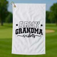Army Grandma Vibes Golf Towel