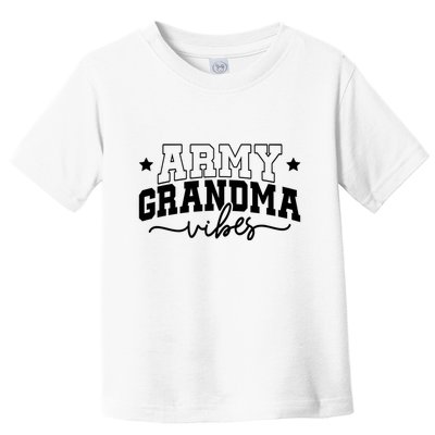Army Grandma Vibes Toddler T-Shirt