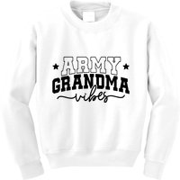 Army Grandma Vibes Kids Sweatshirt