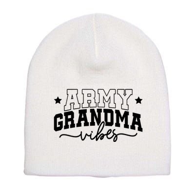 Army Grandma Vibes Short Acrylic Beanie