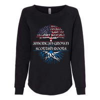 American Grown With Scottish Roots Scotland Pride Heritage Womens California Wash Sweatshirt