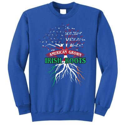 American Grown With Irish Roots Great Gift Ireland Gift Sweatshirt